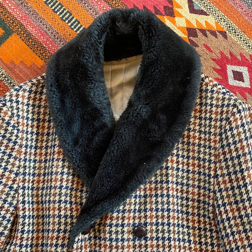 Mighty-Mac Men's Houndstooth Double-Breasted Coat - Picture 4 of 8